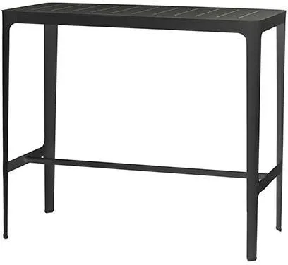 Cane-Line Cut bartafel - Zwart - Aluminium