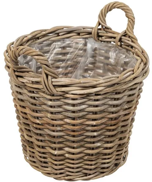 Ronde mand met handvat Ø38x45cm