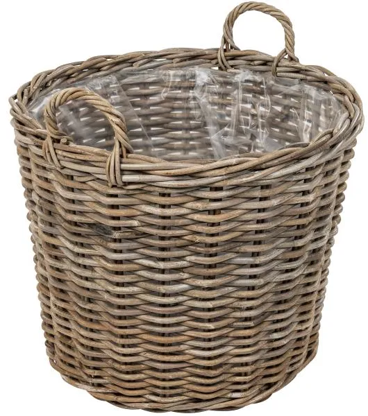 Ronde mand met handvat Ø55x65cm