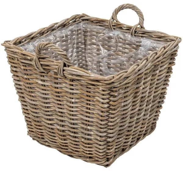 Mand vierkantig met handvat 55x55x45cm