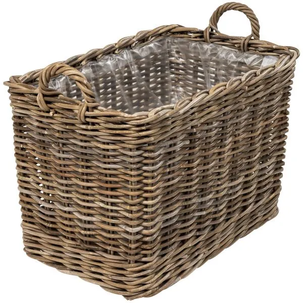 Lange mand met wielen 68x42x45cm