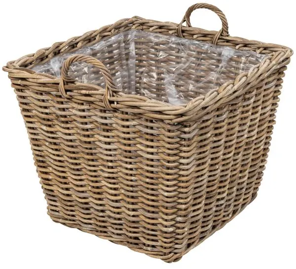Mand vierkantig met handvat 65x65x55cm