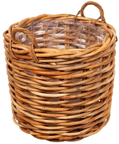 Ronde mand met handvat Ø50x53cm