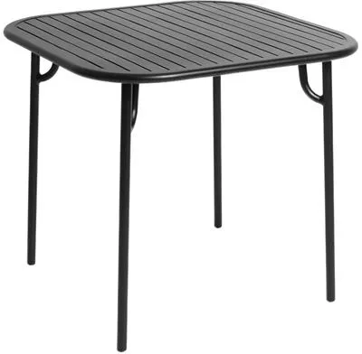 Petite Friture WEEK-END Vierkante Tafel Zwart