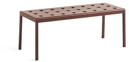 HAY Balcony Laag Tafel L96,5 x H39 Iron Red