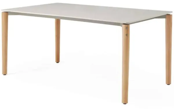 Vipp718 Open-Air Eettafel 157 cm Keramiek/Eik