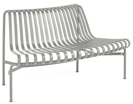 HAY Palissade Park Dining Bank Out 1 Stk. incl. Montageset Niet Vrijstaand Sky Grijs