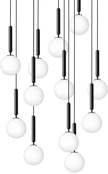 Nuura Miira 13 Kroonluchter Opal Wit Klein