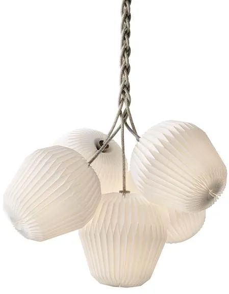 Le Klint THE BOUQUET XL Kroonluchter met 5 papieren kappen