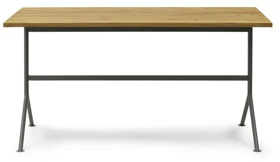 Normann Copenhagen Kip Bureau Grijs/Eikenhout