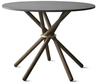 Eberhart Hector 105 Eettafel Donker Beton/Donker Eikenhout