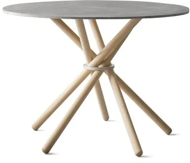 Eberhart Hector 105 Eettafel Licht Beton/Licht Eikenhout