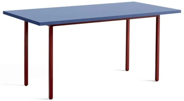 HAY Two-Colour Eettafel L160 Maroon Red/Blue
