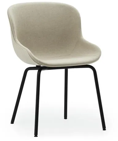 Normann Copenhagen Hyg Eetkamerstoel Gestoffeerd Zwart Staal/Main Line Flax MLF20