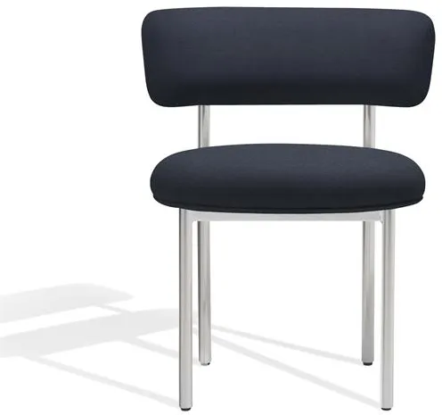 Møbel Copenhagen Font Eetkamerstoel Vidar 0786/ Gepolijst Stalen Frame