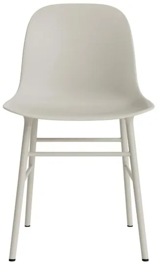 Normann Copenhagen Form Eetkamerstoel Lichtgrijs/Staal