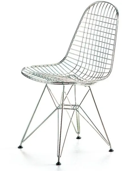 Vitra Wire DKR Eetkamerstoel Chroom
