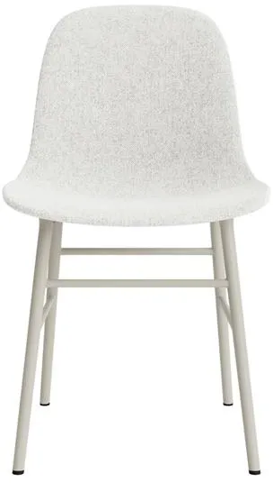 Normann Copenhagen Form Eetkamerstoel Gestoffeerd Groep 5 Lichtgrijs/Staal